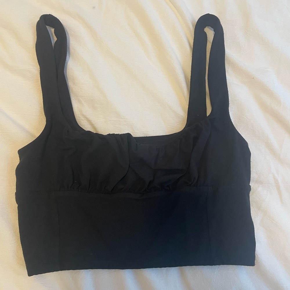 Aritzia wilfred free crop top